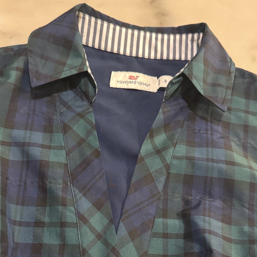 Vineyard Vines Plaid Sleeveless Romper - Picture 3 of 8